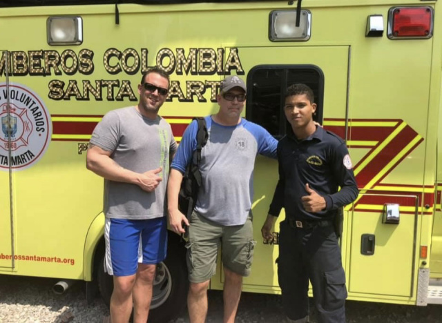 CPR & Medical Training Related to the Fire Service Santa Marta Columbia 